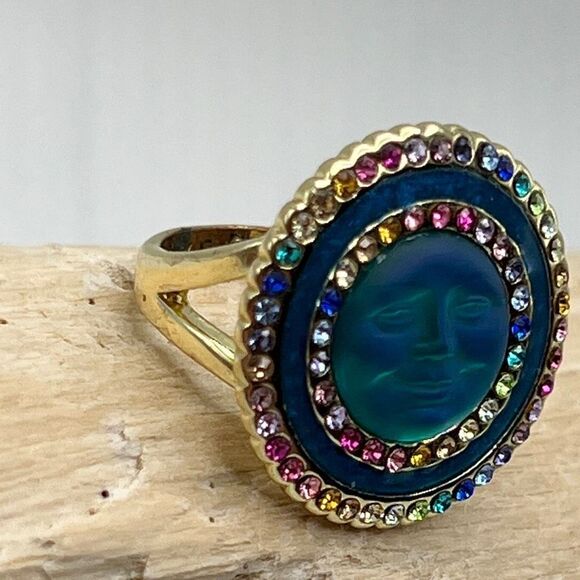 Kirks Folly Seaview Moon Rainbow Bridge Ring Size 7 - Picture 10 of 12
